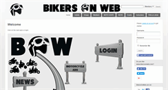 Desktop Screenshot of bikersonweb.com