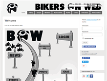 Tablet Screenshot of bikersonweb.com